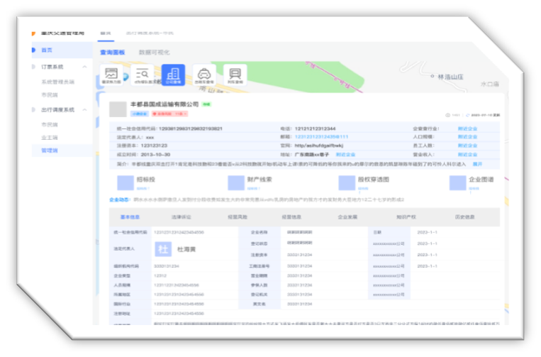 交通政务平台 项目截图